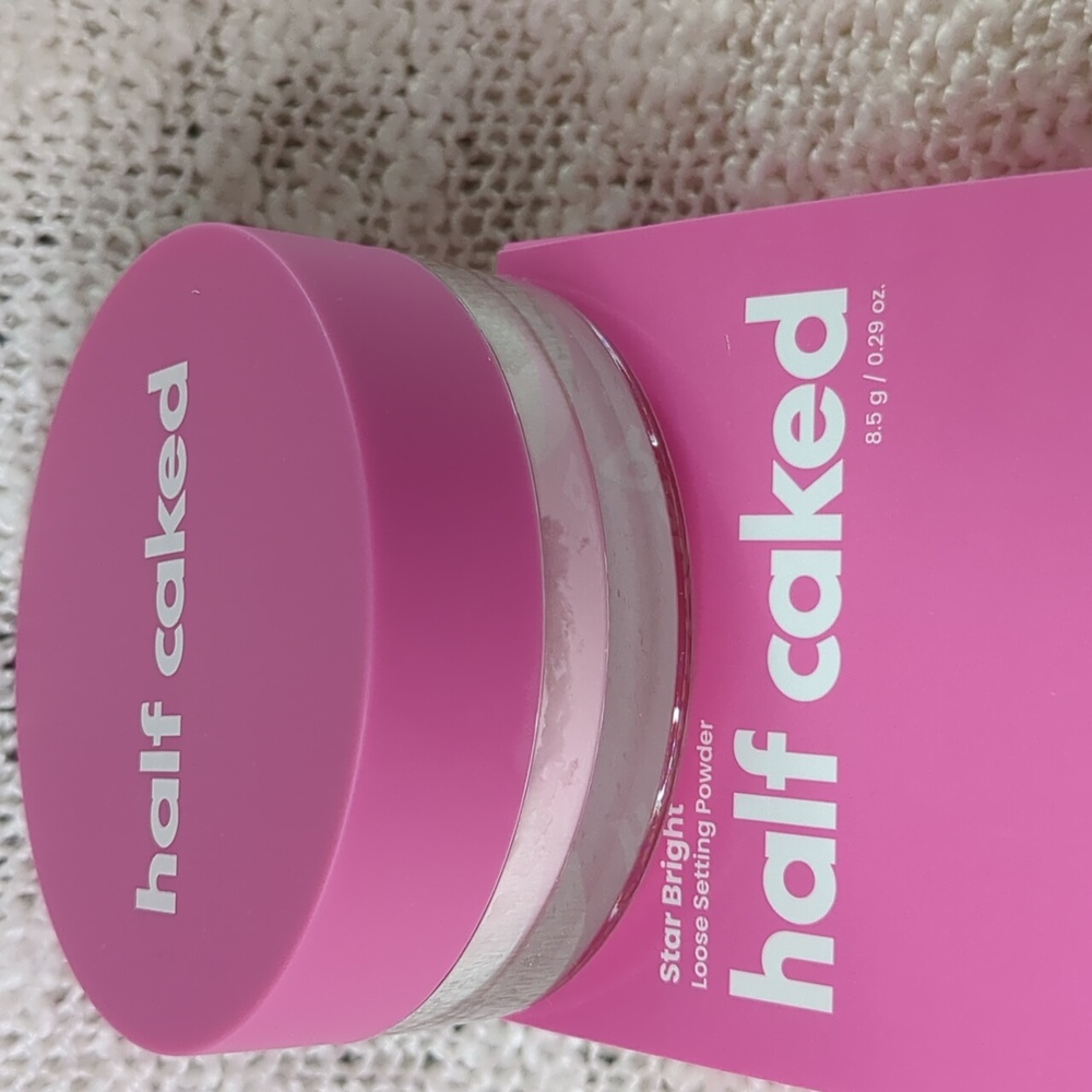 Half Caked Star Bright Loose Setting Powder in Pink, 8.5g/0.29oz - Picture 10 of 10